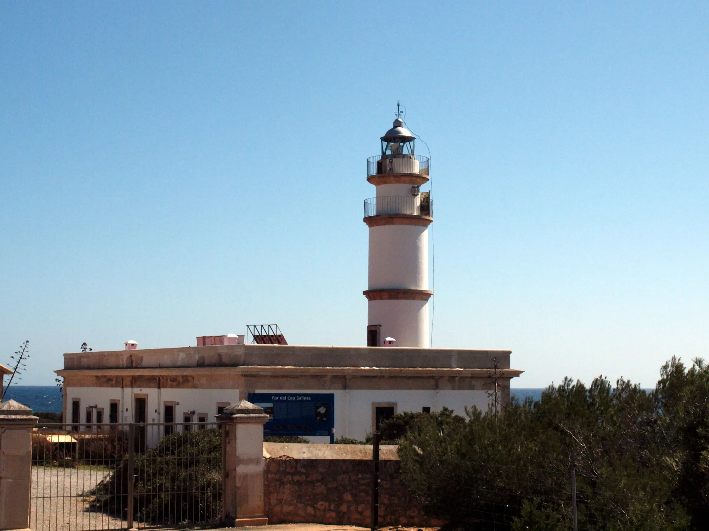 Le phare du cap de ses Salines, pointe sud de Majorque