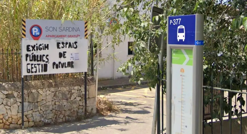Parkplatz Son Sardina in Palma