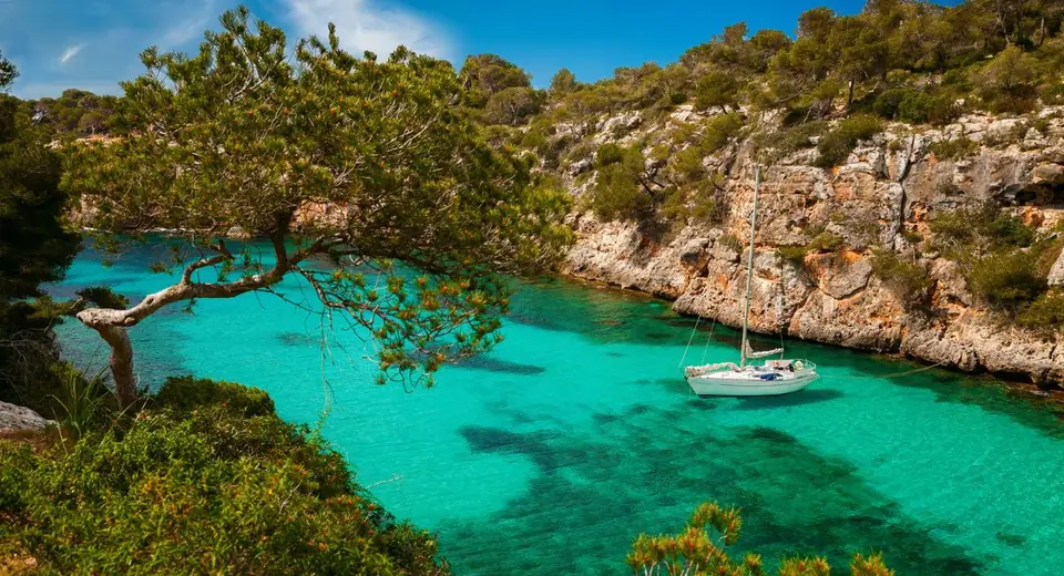 La crique de Cala Pi vue du mirador