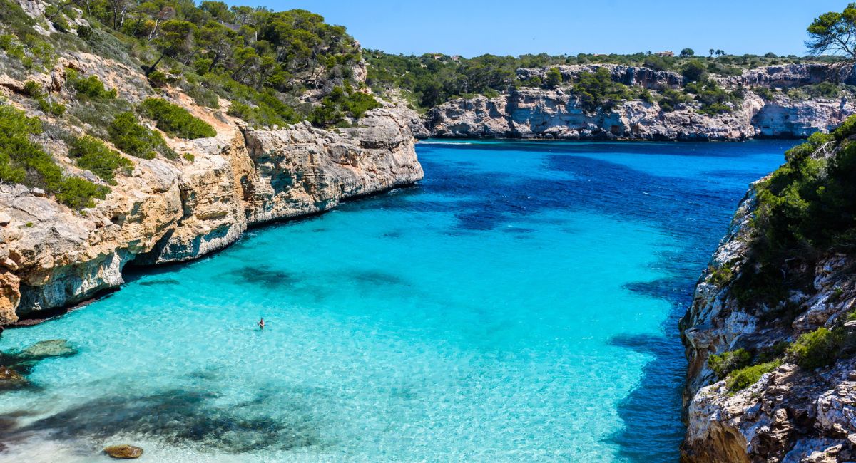 calo des moro plage majorque