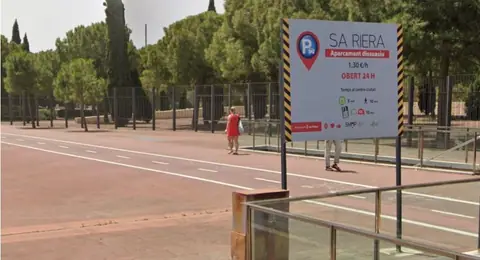 Ironie: Am selben Ort wie der Abschlepphof von Palma liegt ein Parkplatz