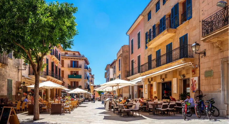 Rue de la vieille ville d'Alcúdia